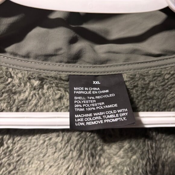 Vuori Cozy Sherpa Jacket Women's Dusty Pine XXL - Picture 3 of 5